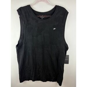 Fabletics Training Day Muscle Tank Black Tactical Camo Men's XL Gorpcore Summer